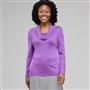 Draped Cowl Neck, Crocus, small