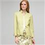 Washable Linen 1 Button Jacket, New Dill, small